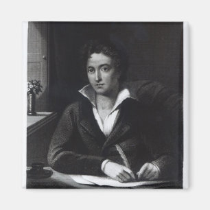 Percy Bysshe Shelley, engraved by William Holl Magnet