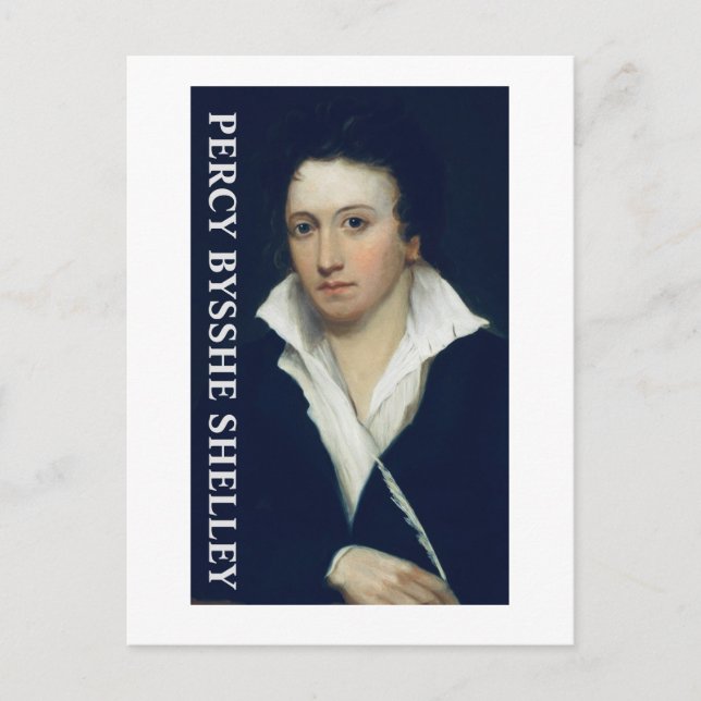 Percy Bysshe Shelley Postcard (Front)
