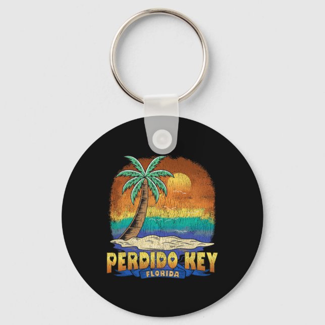 Perdido Key Florida Vintage Distressed Souvenir  Ring (Front)