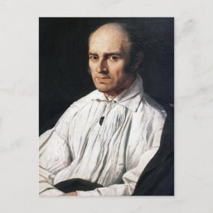Pere Desmarets by Jean Auguste Dominique Ingres Postcard