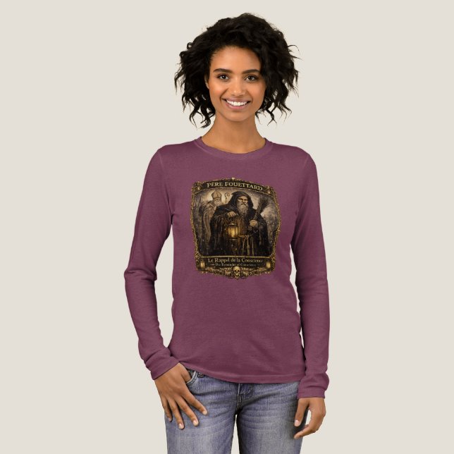 Père Fouettard Folklore - Reminder of Conscience Tri-Blend Shirt (Full Front)