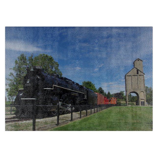 Pere Marquette 1223 train cutting board (Front)