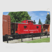 Pere Marquette Caboose A986 golf towel