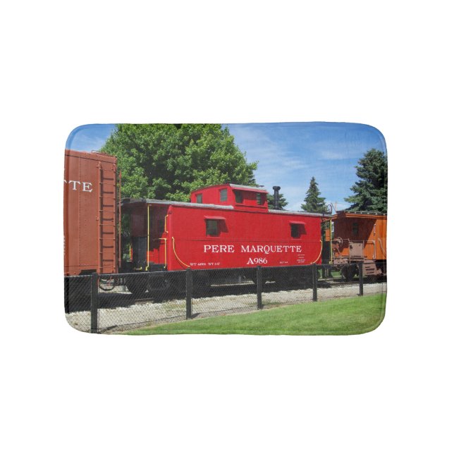 Pere Marquette caboose bathmat (Front)