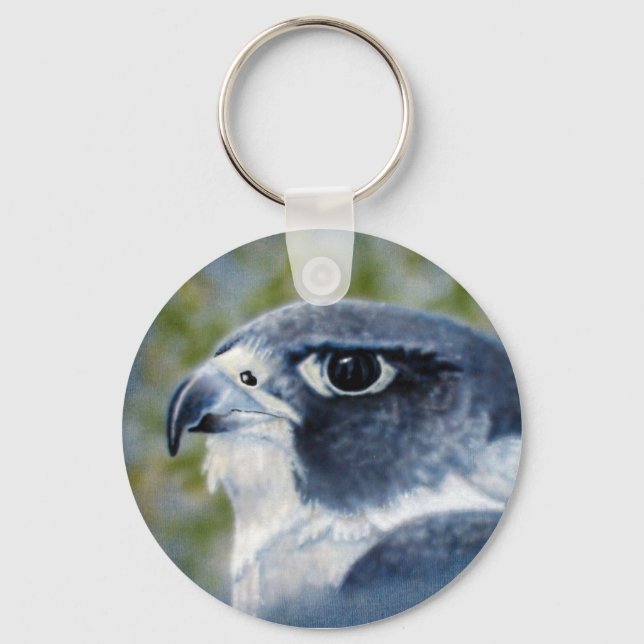 Peregrine-airbrush Key Ring (Front)