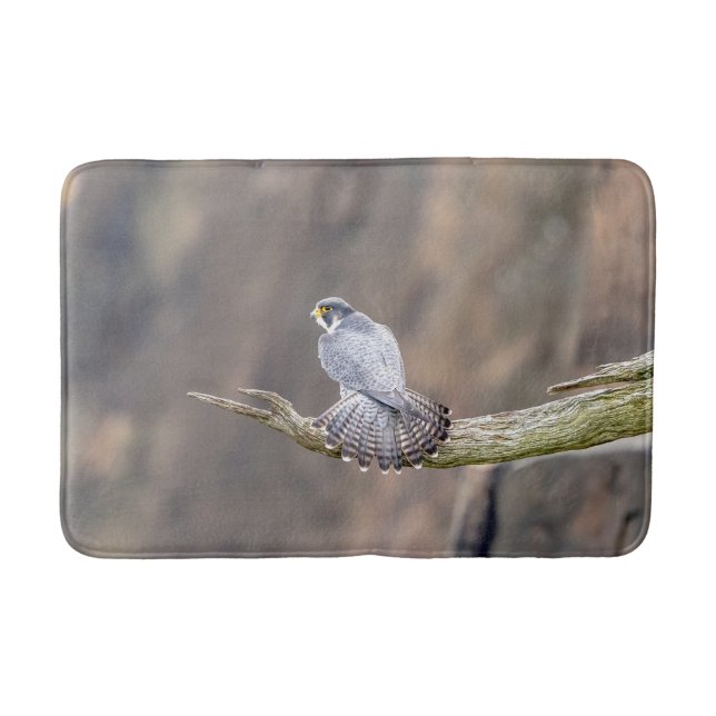 Peregrine Falcon at the Palisades Interstate Park Bath Mat (Front)