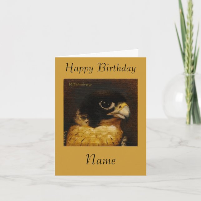 Peregrine Falcon Card (Front)