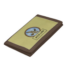Peregrine Falcon Dark Khaki TriFold Nylon Wallet