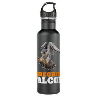 Peregrine Falcon Falco peregrinus Faucon pèlerin 710 Ml Water Bottle