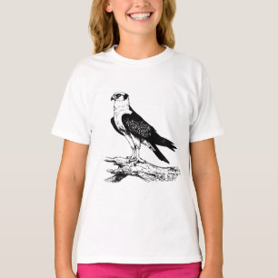 Peregrine falcon Girls' T-Shirts
