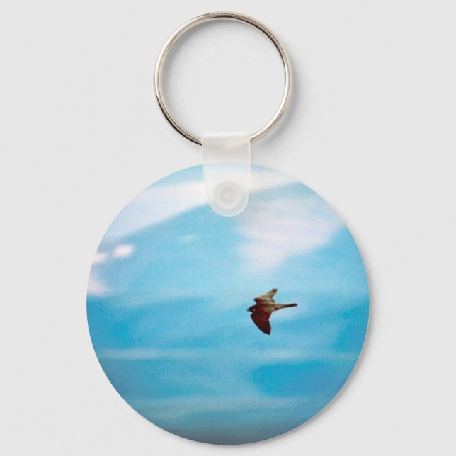 Peregrine Falcon Key Ring (Front)