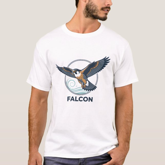 Peregrine falcon  Men's T-Shirts (Front)