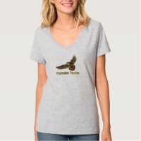 Peregrine Falcon V-Neck T-Shirt