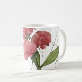 perennial sweet pea by Redouté Coffee Mug