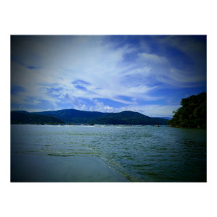 Perequê Beach Guarujá Brazil Poster