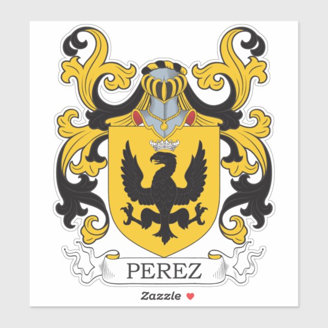 Perez Family Crest (Sheet)