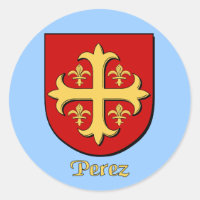 Perez Family Shield Stickers