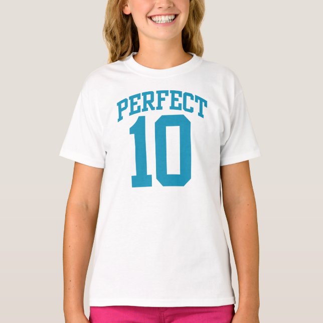 Perfect 10 VARSITY 10th BIRTHDAY Tee (Front)