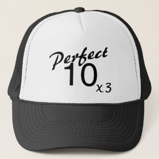 Perfect 10 x3 trucker hat