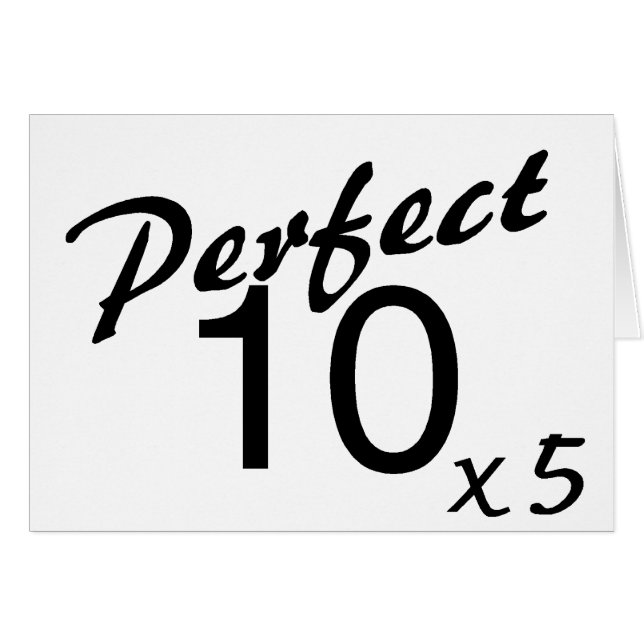 Perfect 10 x5 (Front Horizontal)