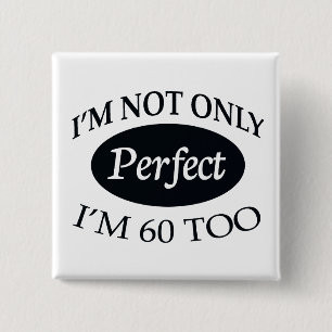 Perfect 60 15 cm square badge