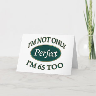 Perfect 65 Year Old Card