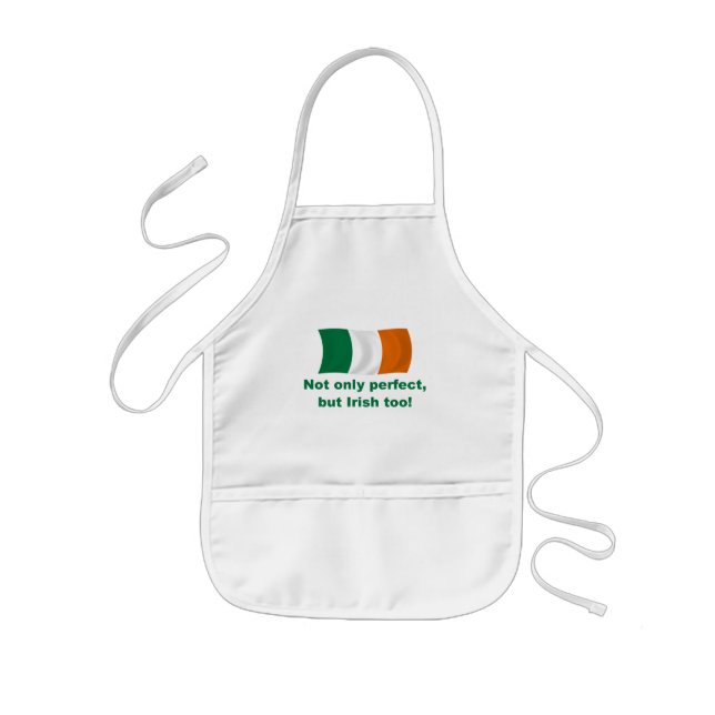 Perfect and Irish Kids Apron (Front)