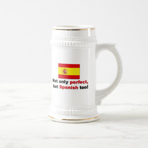 Perfect and Spanish Beer Stein