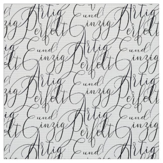 perfect and unique black handwriting fabric