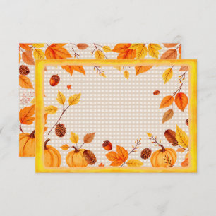 Perfect Autumn Note Card