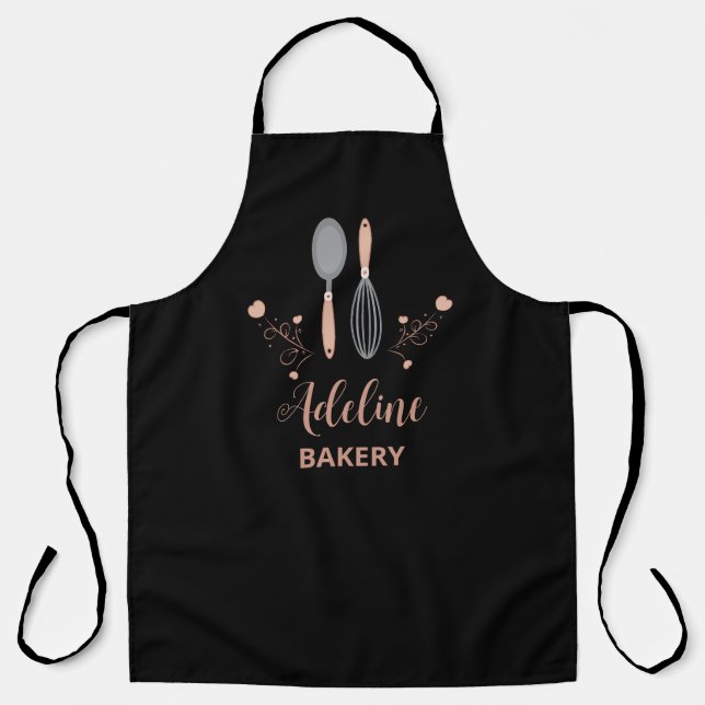 Perfect Baker Gift for Birthdays, Personalised Apron (Front)
