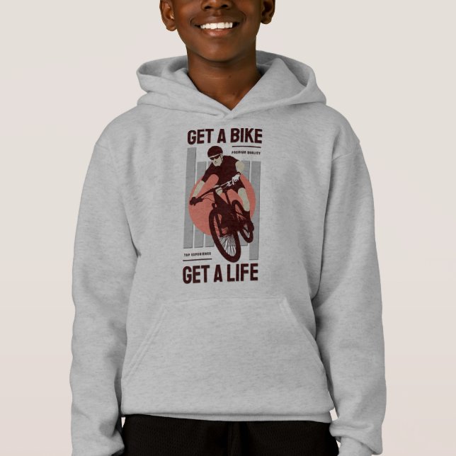 Perfect Biker Design - Get a Bike Get a Life (Front)