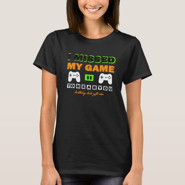 Perfect Birthday Gaming Gamer Boys video game T-Shirt (Front)