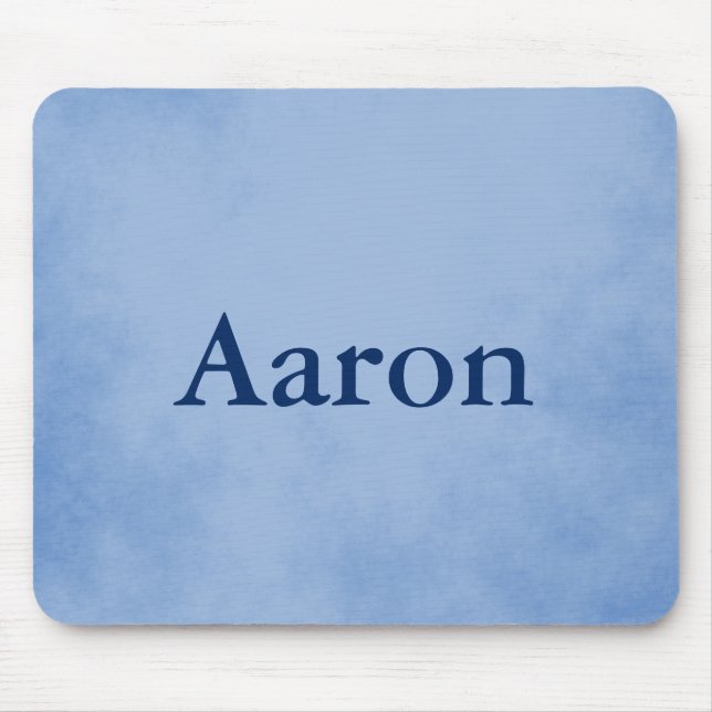 Perfect Blue Parchment Mouse Pad (Front)