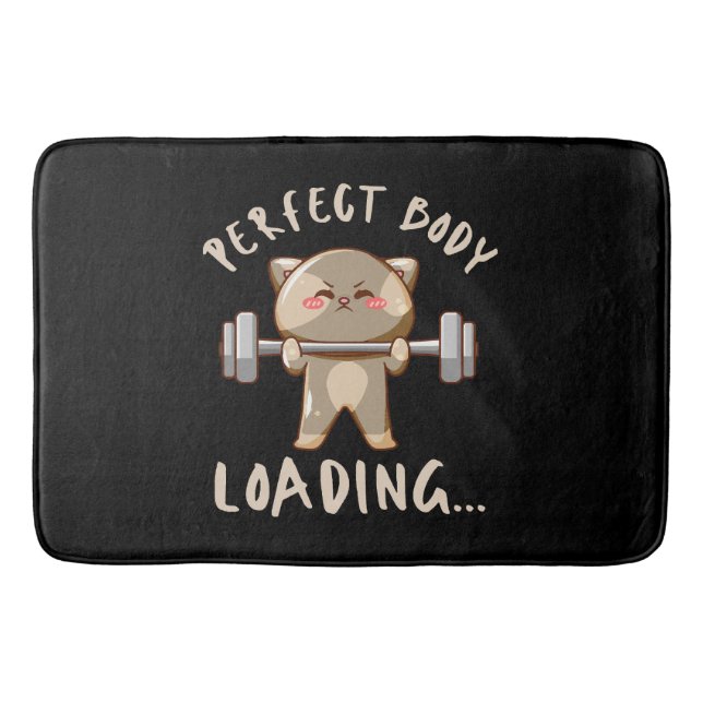 Perfect body loading... bath mat (Front)