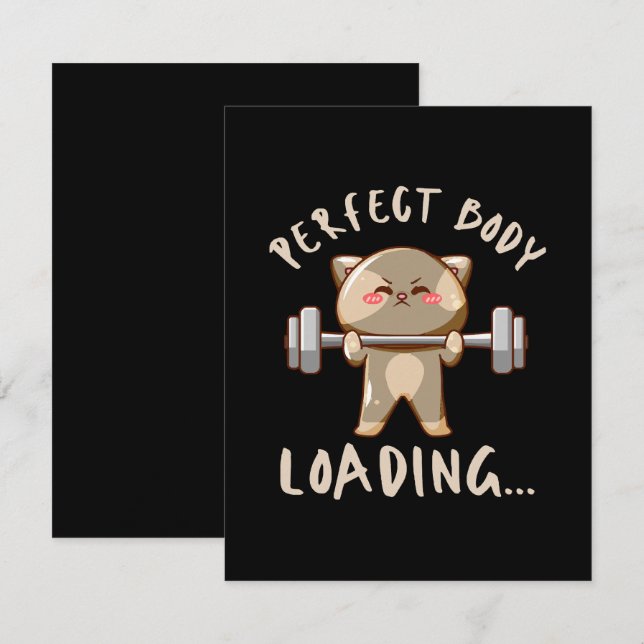 Perfect body loading... enclosure card (Front/Back)
