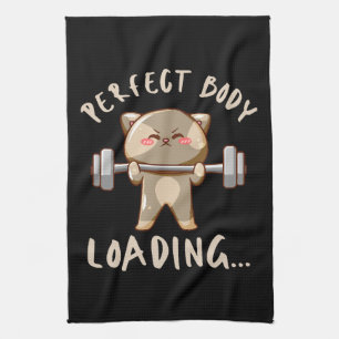 Perfect body loading... tea towel