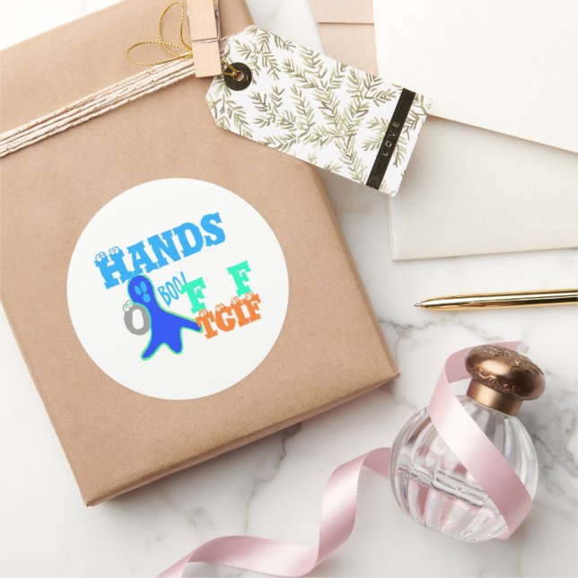 Perfect Boo! TGIF Thanks God Its Friday Hakuna Mat Classic Round Sticker (Gifting)