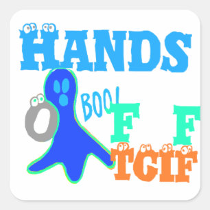 Perfect Boo! TGIF Thanks God Its Friday Hakuna Mat Square Sticker