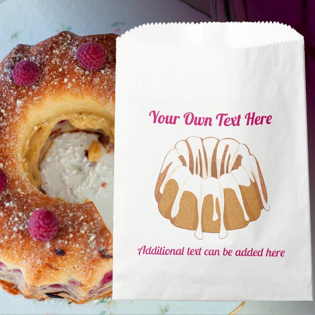 Perfect Bundt with Drizzled Glaze - Guglhupf Cake Favour Bags (Creator Uploaded)