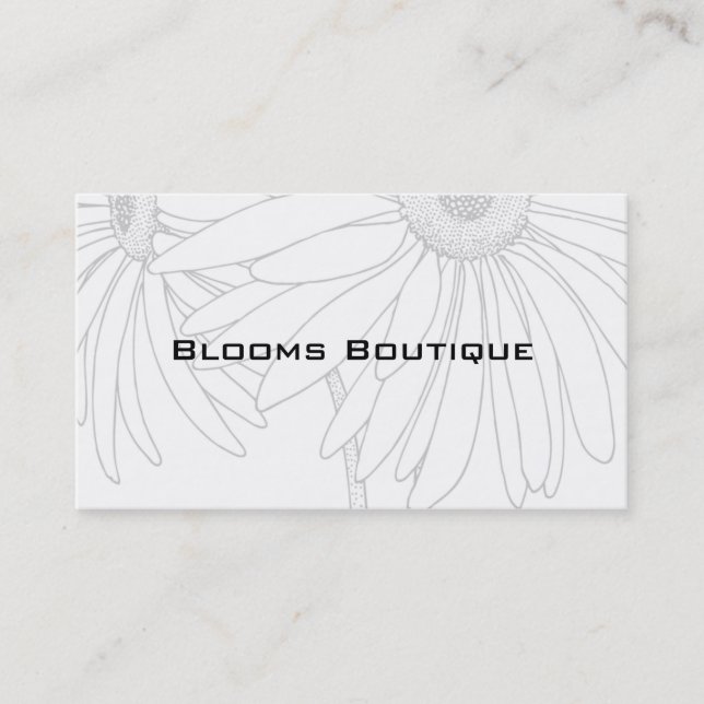 Perfect Business Cards For Florists (Front)