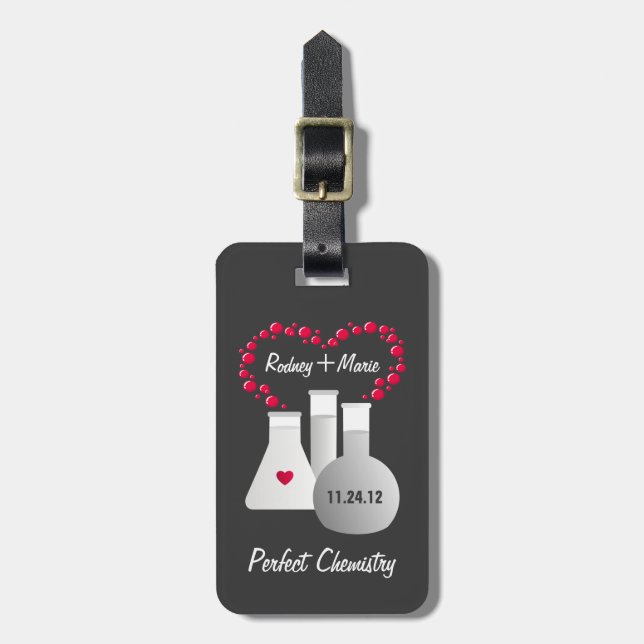 Perfect Chemistry Luggage Tag (Front Vertical)