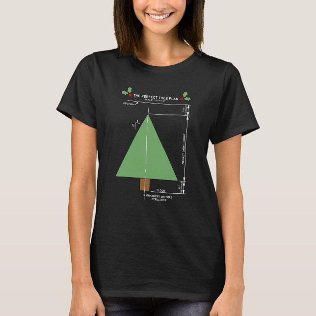 Perfect Christmas Tree T-Shirt (Front)