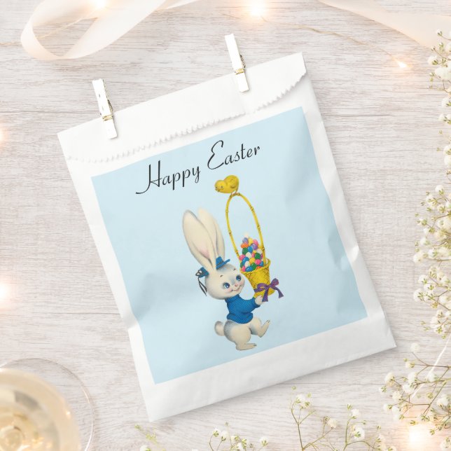 Perfect, Cool Happy Easter,  Bunny  Favour Bags (Clipped)