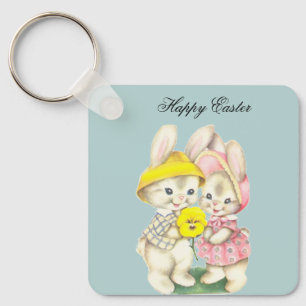 Perfect, Cool Happy Easter, Bunny Key Ring