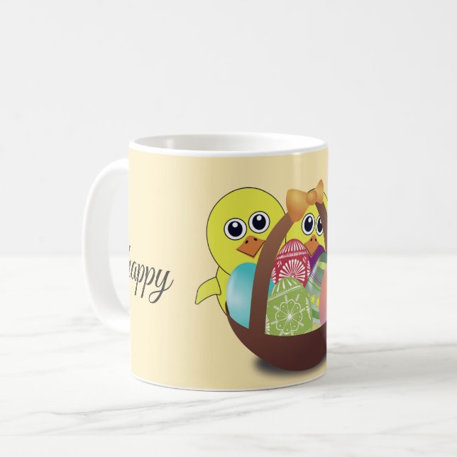 Perfect, Cool Happy Easter Chicken  Coffee Mug (Front Left)