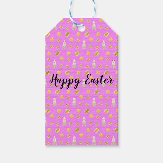 Perfect, Cool Happy Easter  Gift Tags (Front)