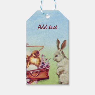 Perfect, Cool Happy Easter Vintage  Gift Tags