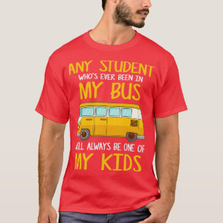 Perfect Costume For School Bus Driver Gift For Dad T-Shirt
