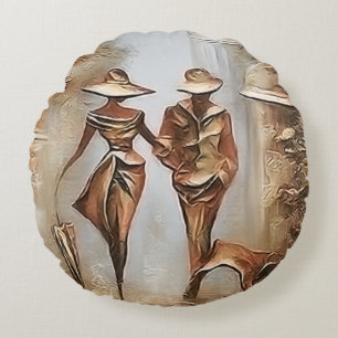 Perfect couple  round cushion